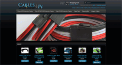 Desktop Screenshot of cables4pc.co.uk